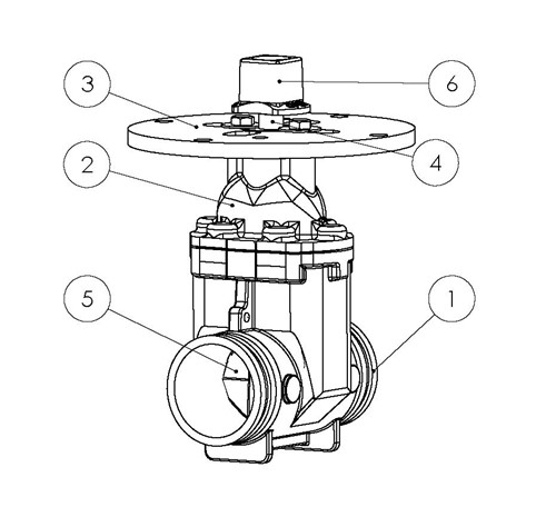 Rapidrop RD114GG NRS PIV Gate Valve (Grooved) spec