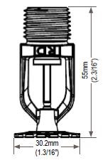 Rapidrop RD023 SSP Fire Sprinkler Head