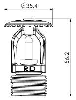 Rapidrop RD044 Fire Sprinkler Head