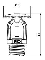 Rapidrop RD054 Fire Sprinkler Head
