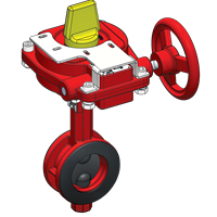 215 Wafer Butterfly Valve with Switch Mounting Bracket