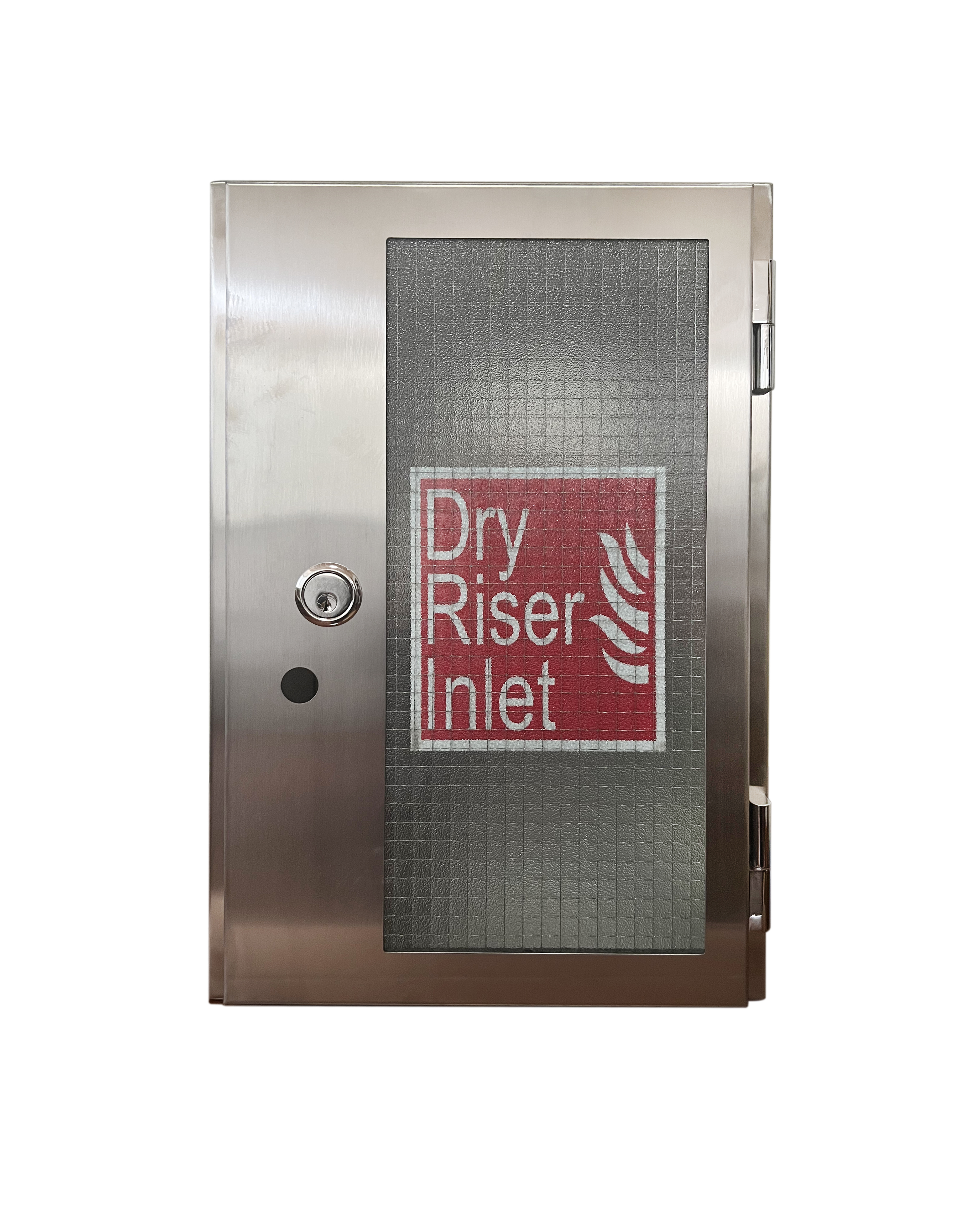 10.62 Vertical Surface Mounted Dry Riser Inlet Cabinet (Stainless Steel)