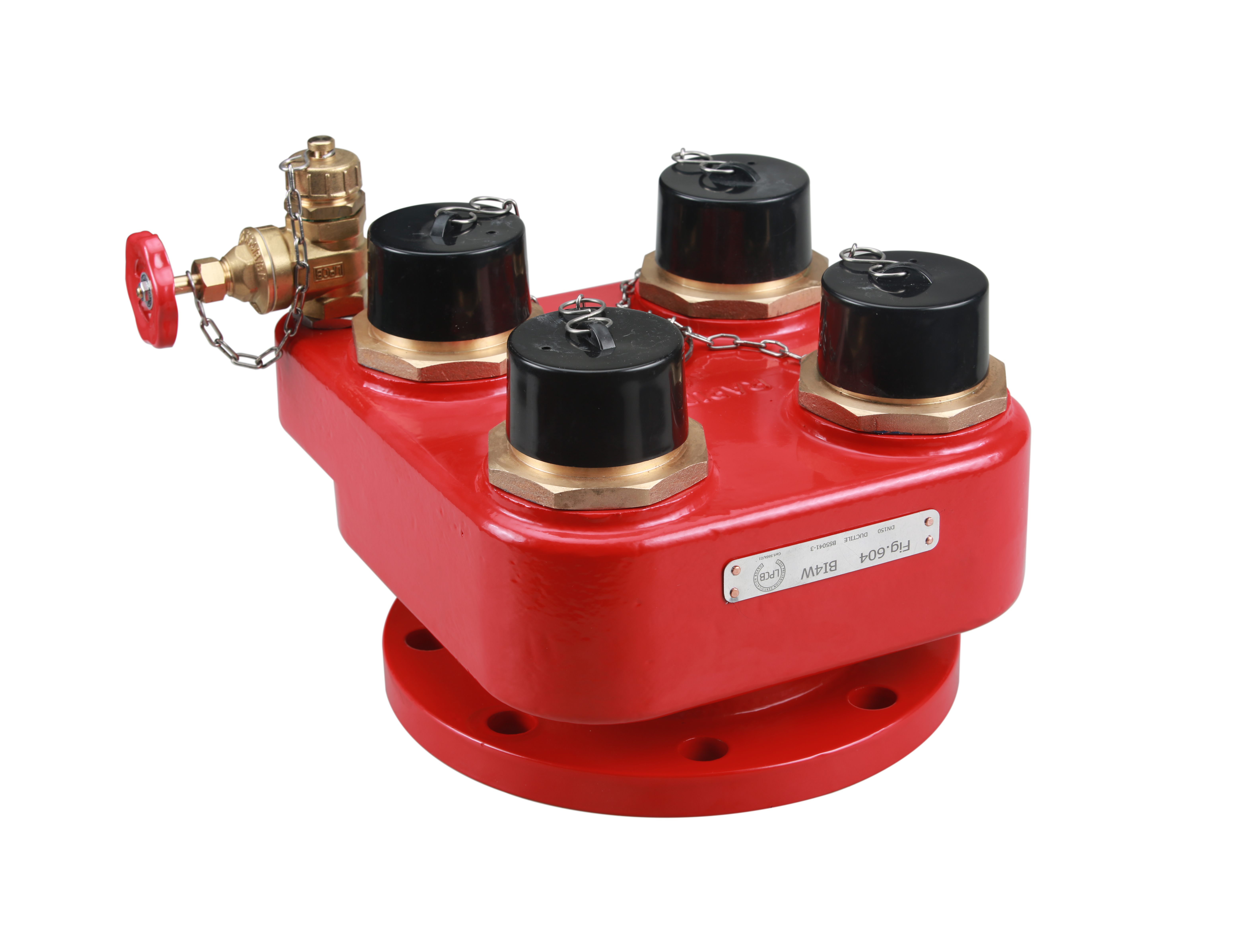 4 Way Inlet Breeching Valve Fig.604