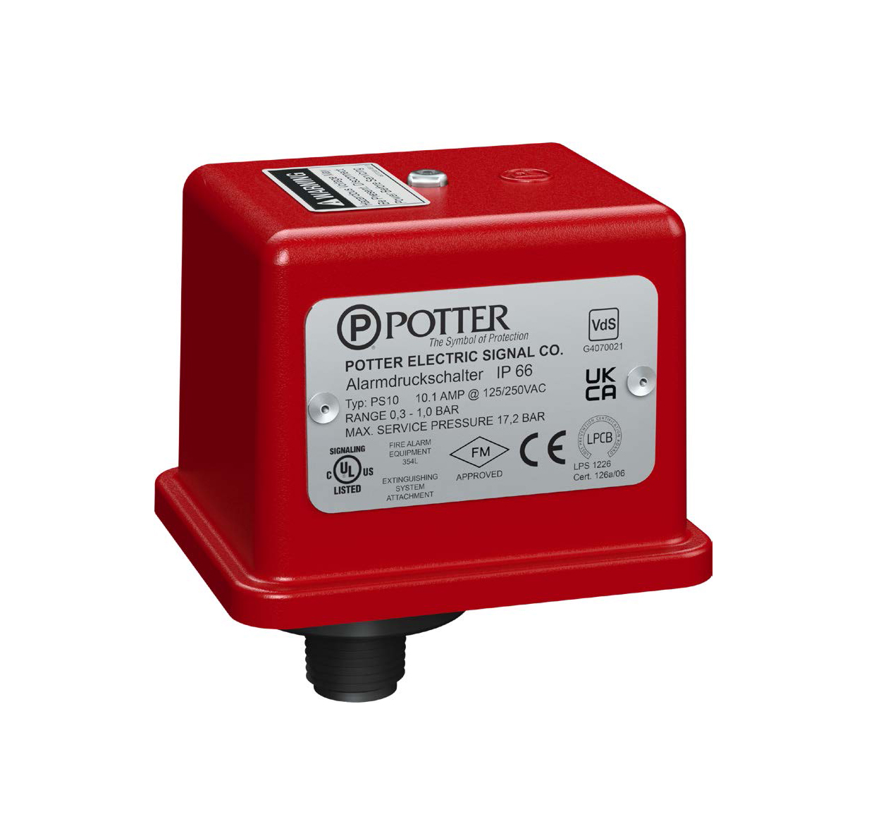 PS10-1 & PS10-2 Pressure Switch