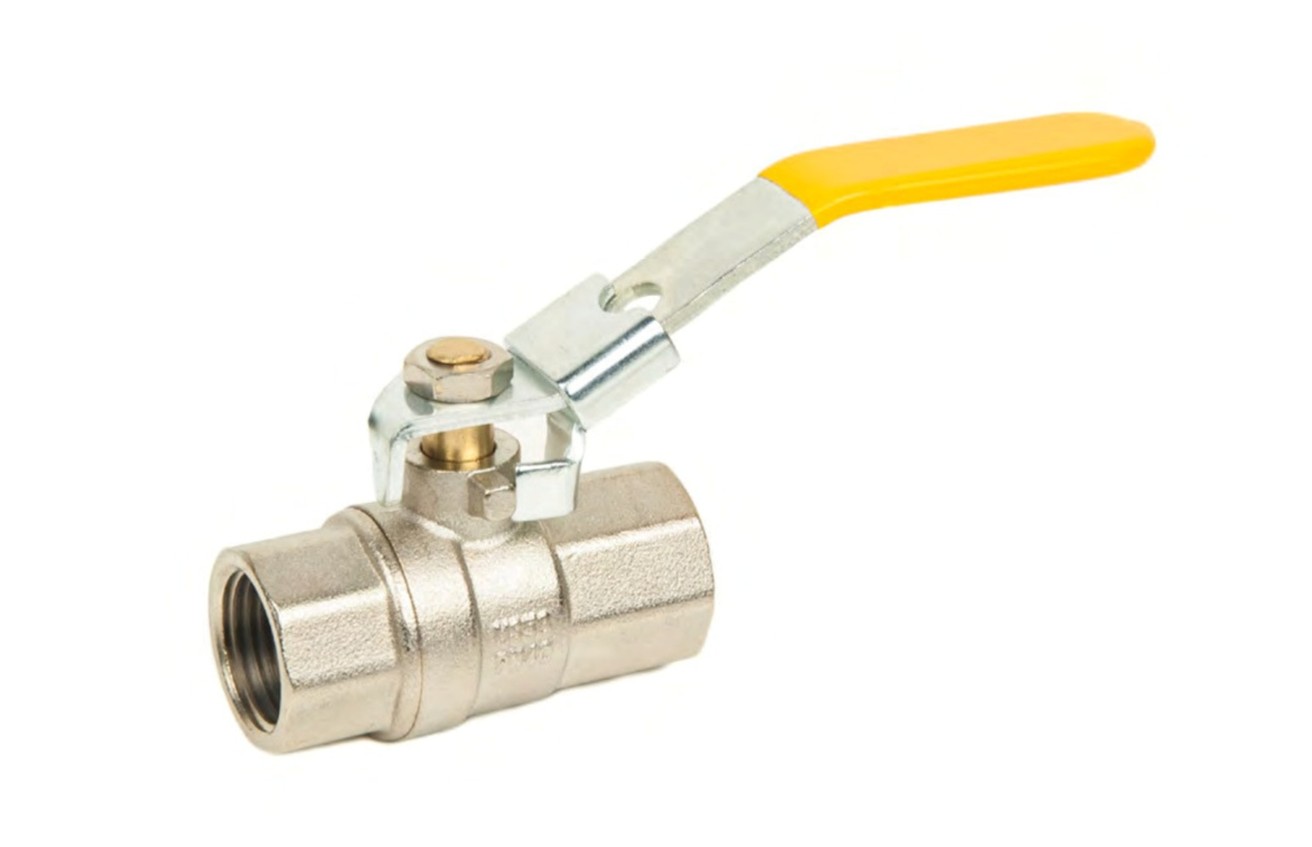 Brass Ball Valve with Locking Lever
